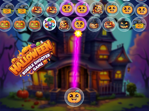 Halloween Bubble Shooting Game gameplay