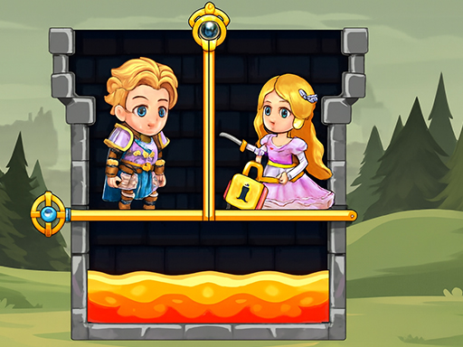 Save the Girl: Pin Pull gameplay