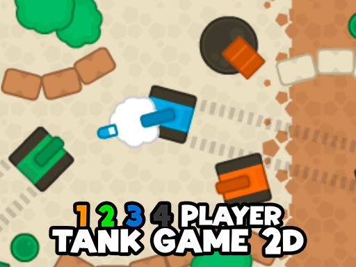 1 2 3 4 Player Tank Game 2D gameplay