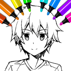 Anime Boys Coloring Pages gameplay