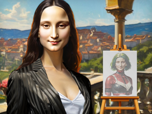 Mona Lisa Fashion Experiments gameplay