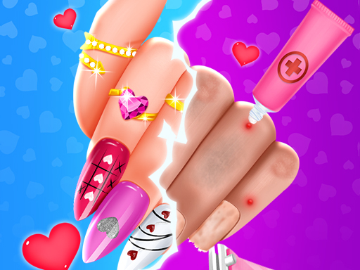 Valentine Nail Salon gameplay