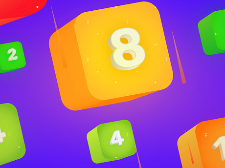 Falling Blocks 2048 - 2D gameplay