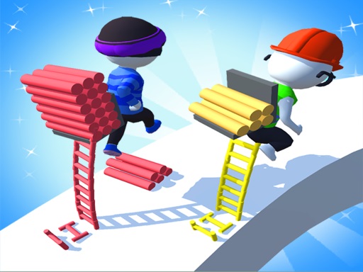 Ladder Rush: Build Race gameplay